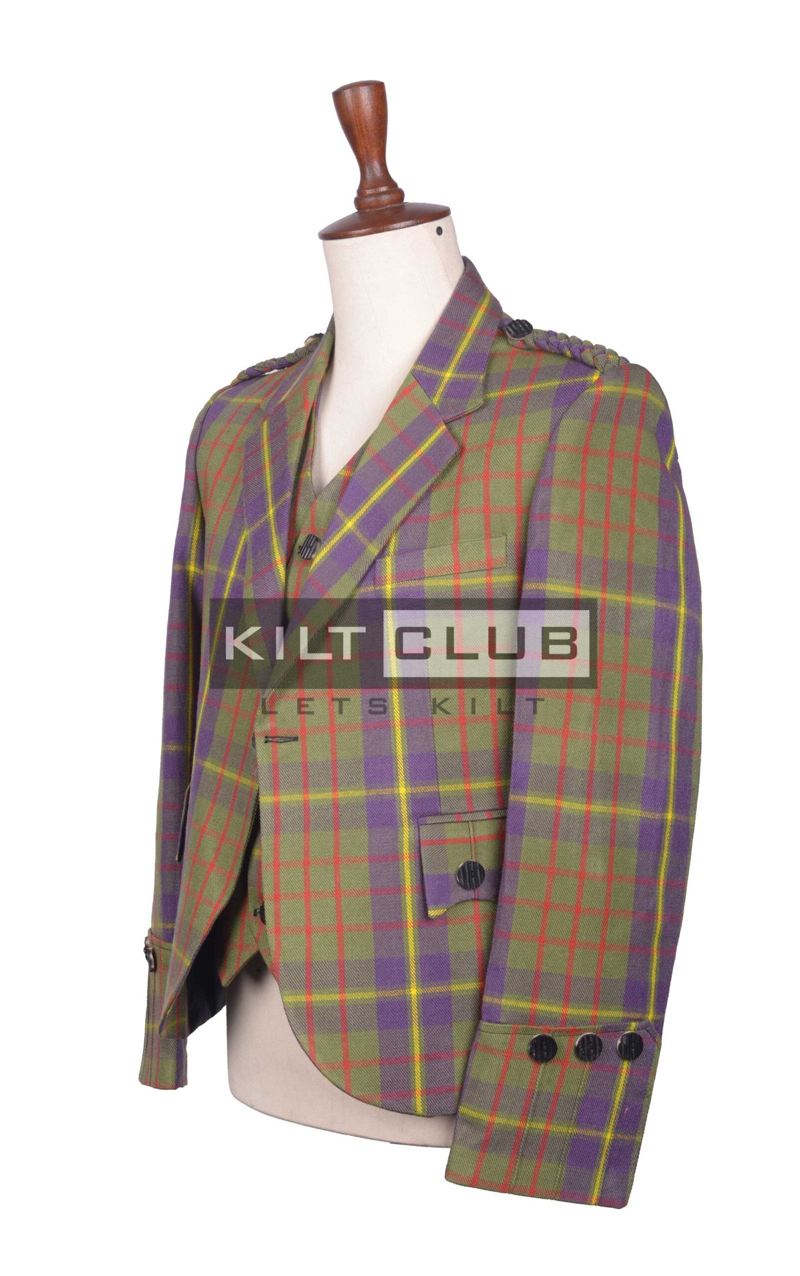 Cameron Hunting Ancient Tartan Jacket - Image 3