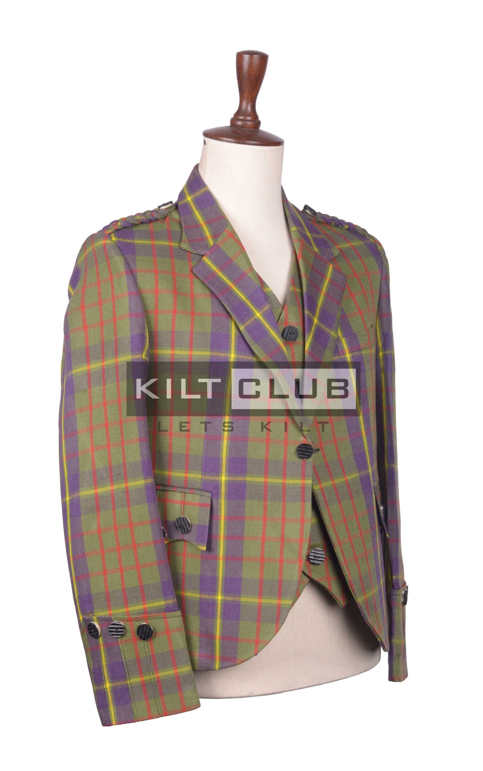 Cameron Hunting Ancient Tartan Jacket - Image 4