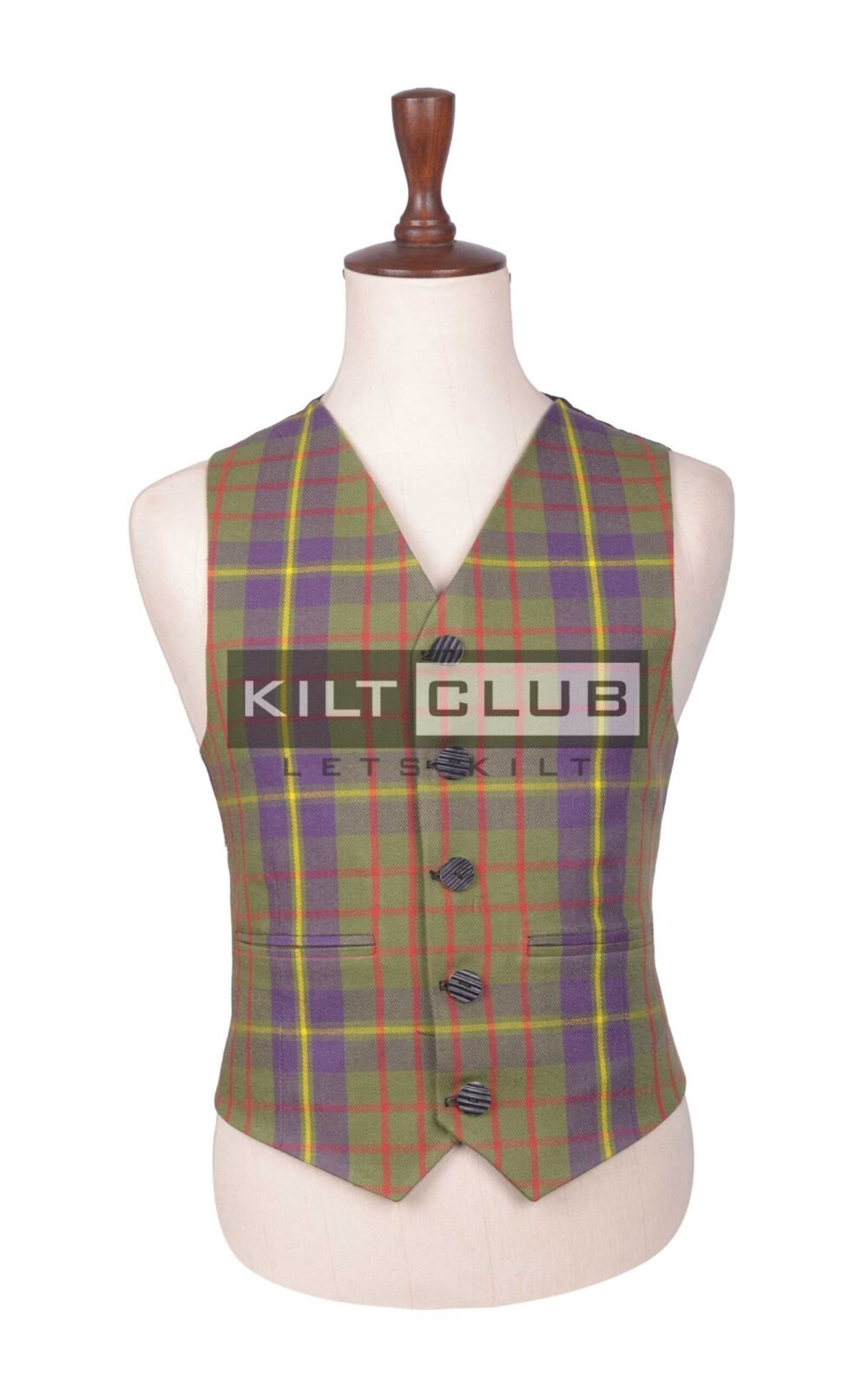 Cameron Hunting Ancient Tartan Waistcoat