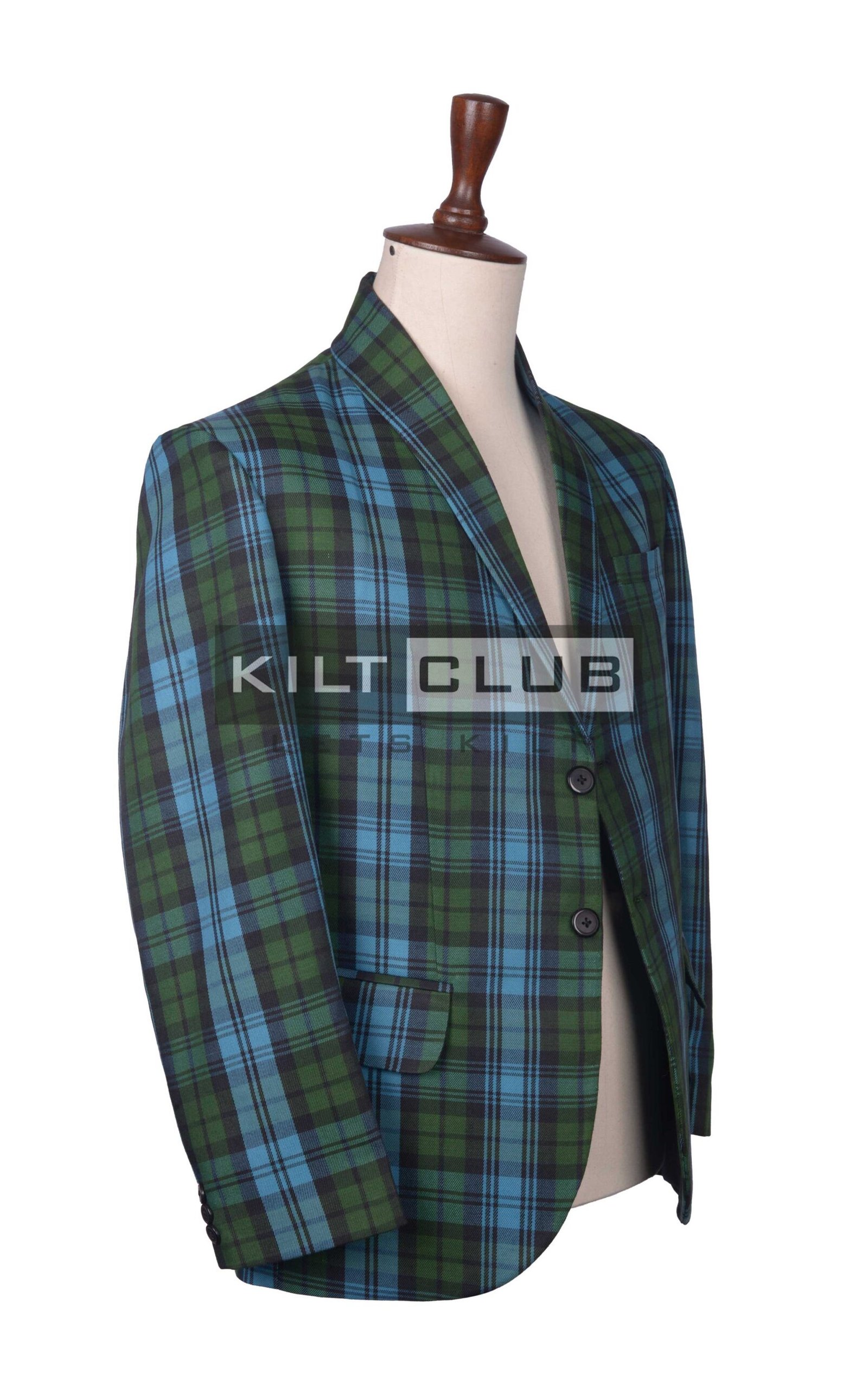 Campbell Ancient Tartan Scottish Jacket - Image 3