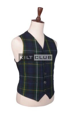 Alternative view of Campbell Argyll Tartan Waistcoat