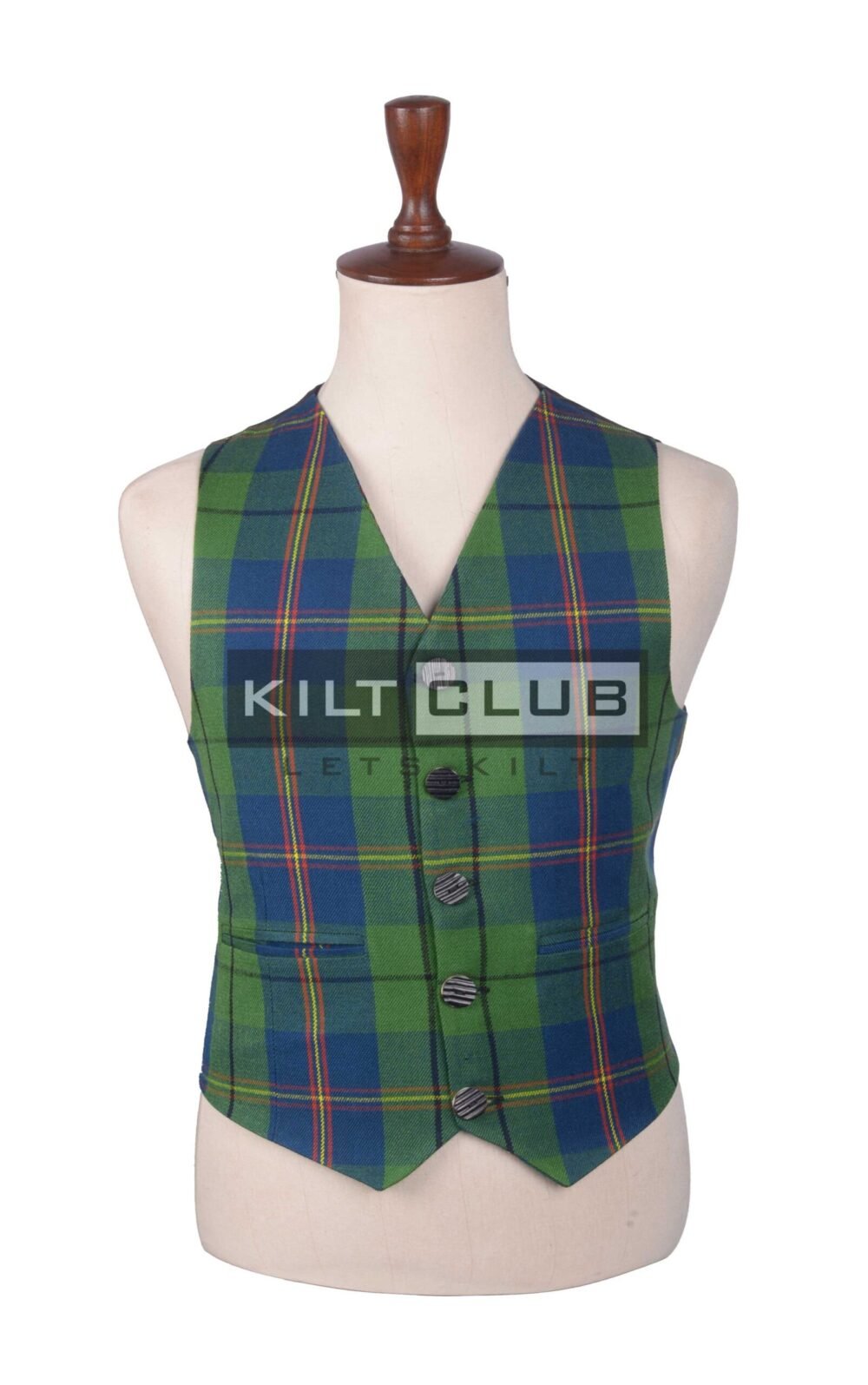 Carmichael Tartan Argyll Waistcoat