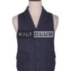 Charcoal Gray Tweed Utility Waistcoat