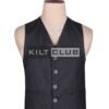Charcoal Gray Wool Scottish Crail Waistcoat
