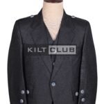 Charcoal Gray Wool Scottish Crail Jacket