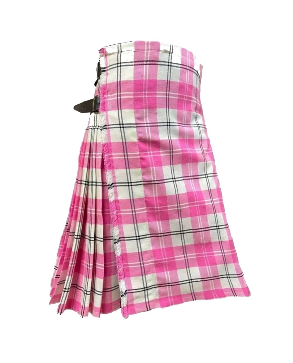 Aisla Pink Tartan Kilt