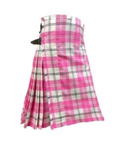 Aisla Pink Tartan Kilt