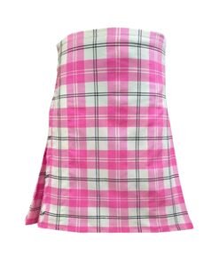 Aisla Pink Tartan Kilt