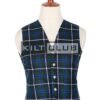 Douglas Blue Tartan Waistcoat