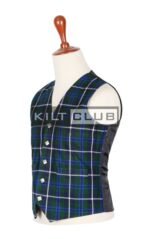 Douglas Blue Tartan Waistcoat