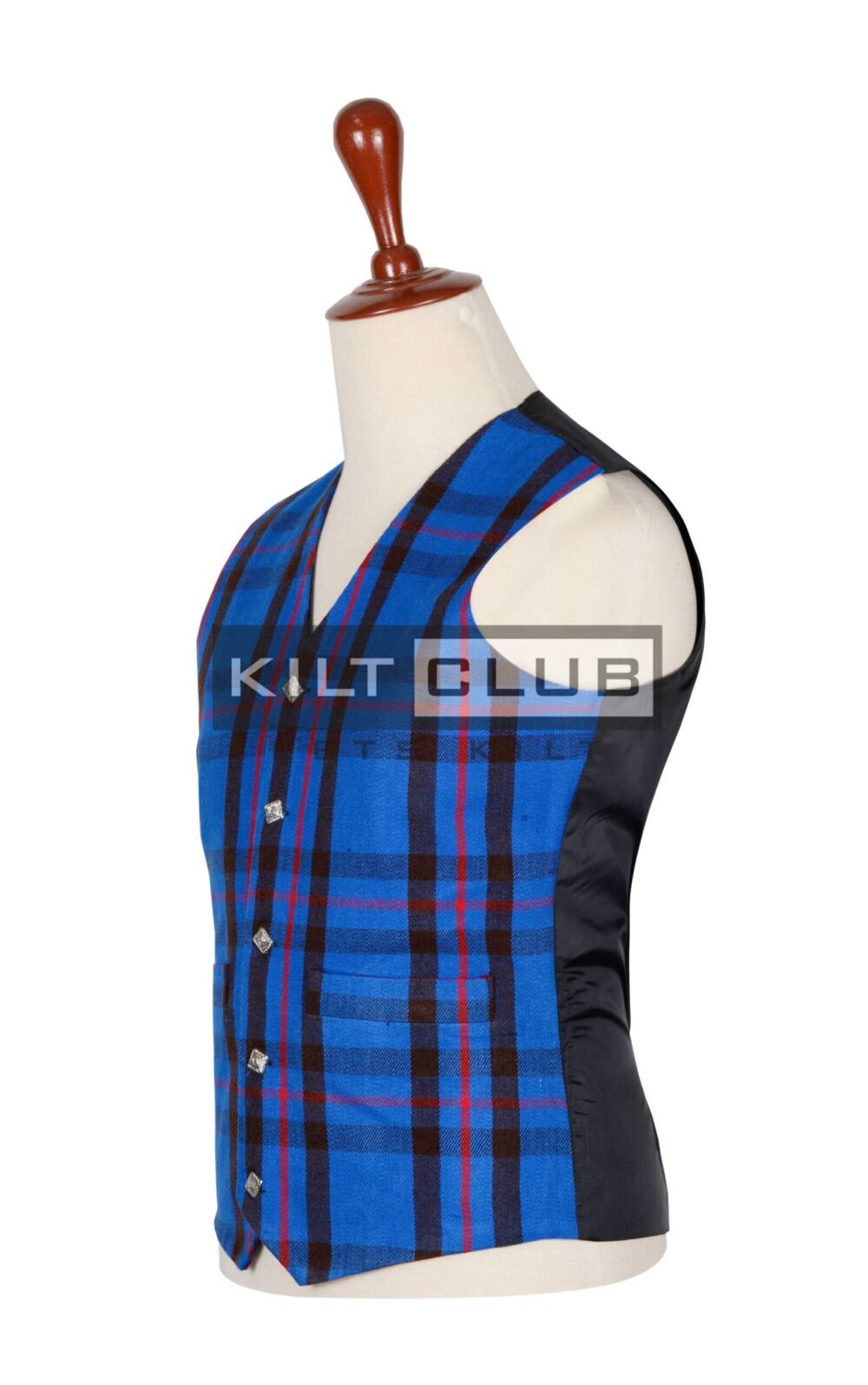 Elliot Modern Tartan Waistcoat