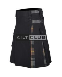 Alternative view of Gordon Weathered Tartan Utility Hybrid Kilt
