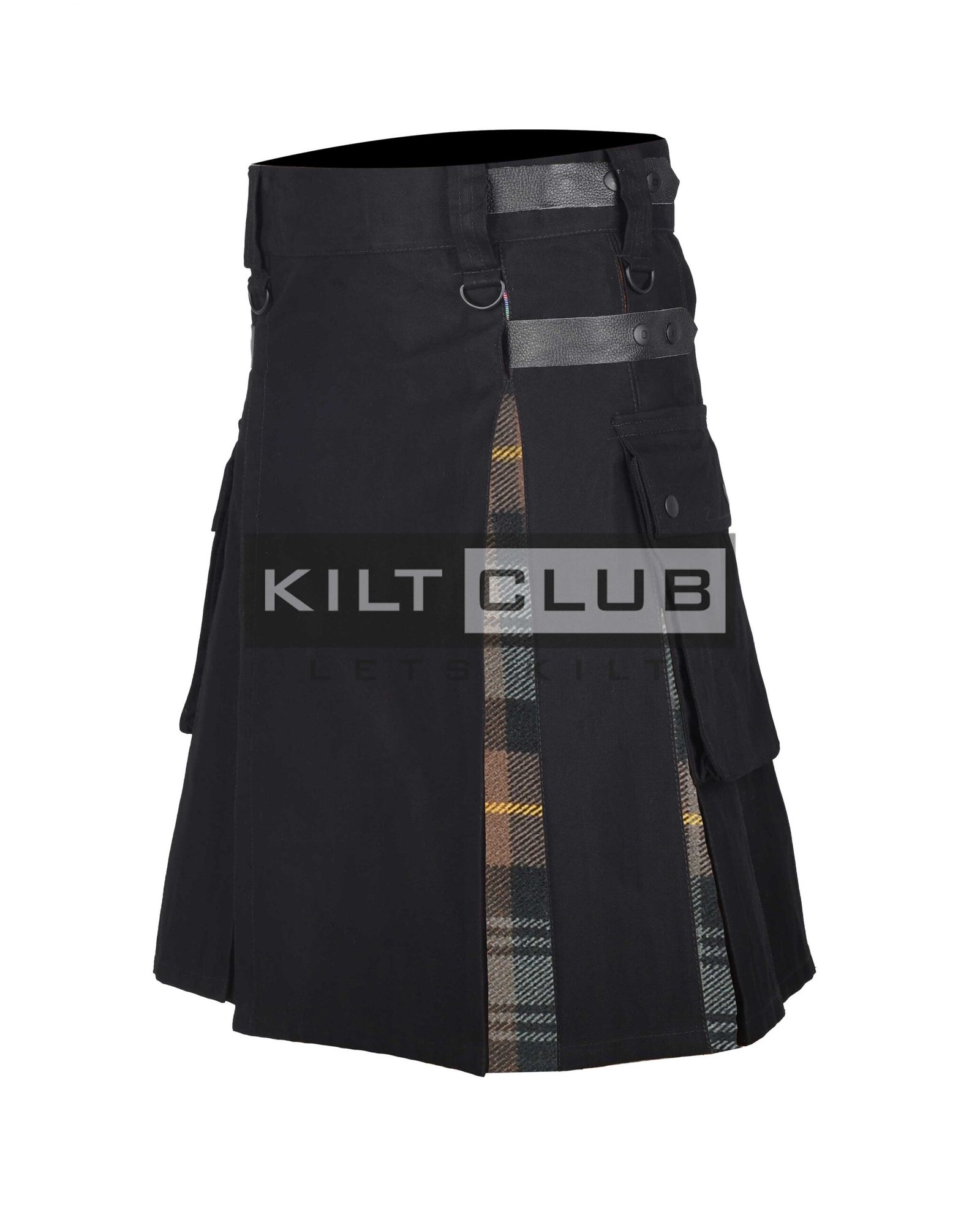 Gordon Weathered Tartan Utility Hybrid Kilt - Image 2