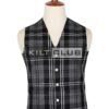 Granite Tartan Argyll Waistcoat