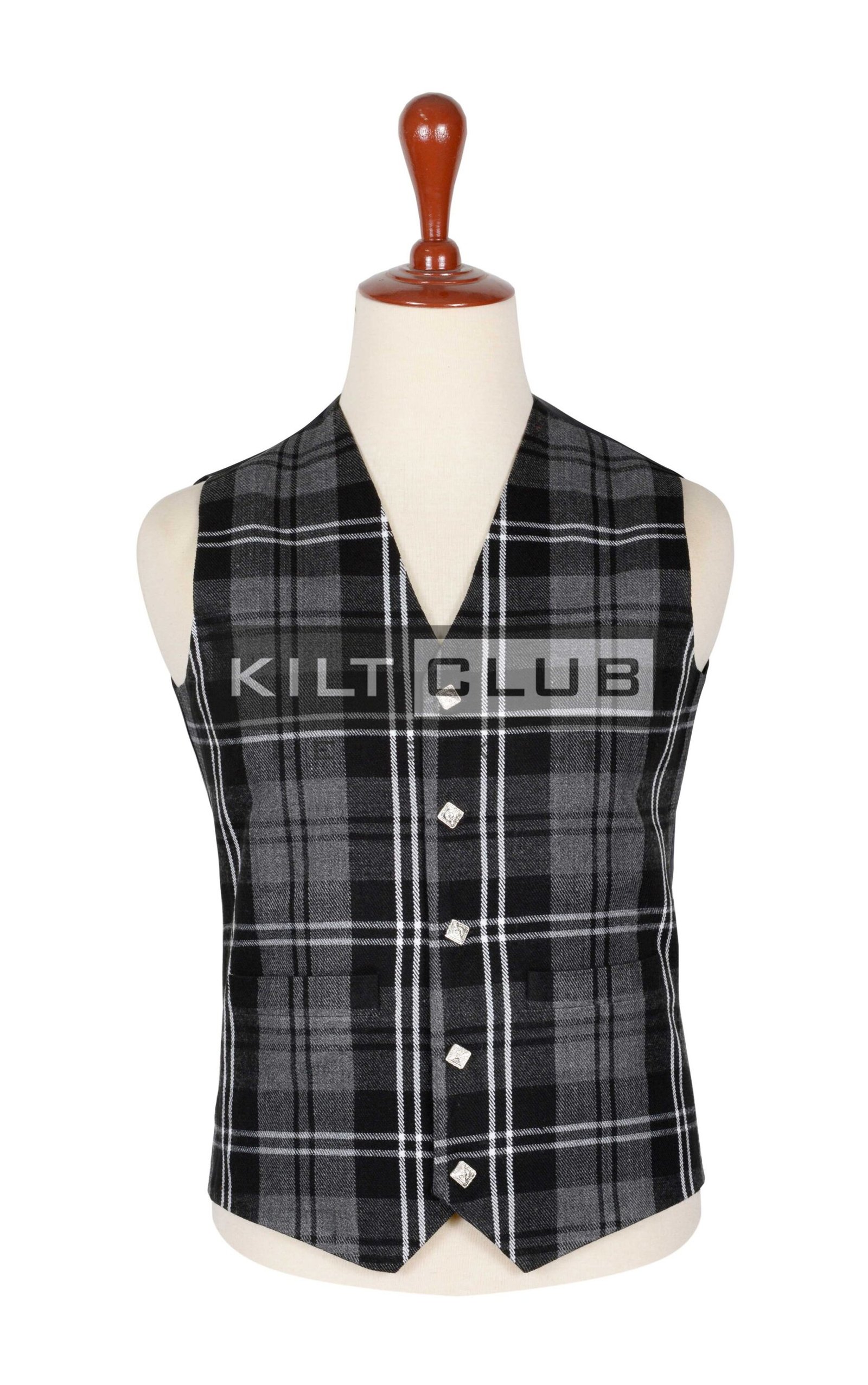 Granite Tartan Argyll Waistcoat