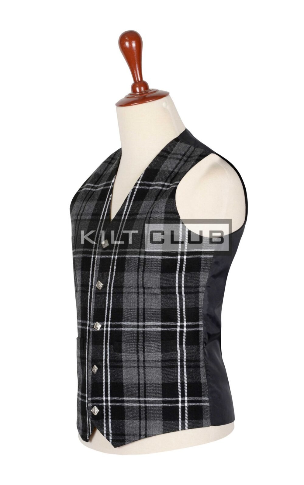 Granite Tartan Argyll Waistcoat