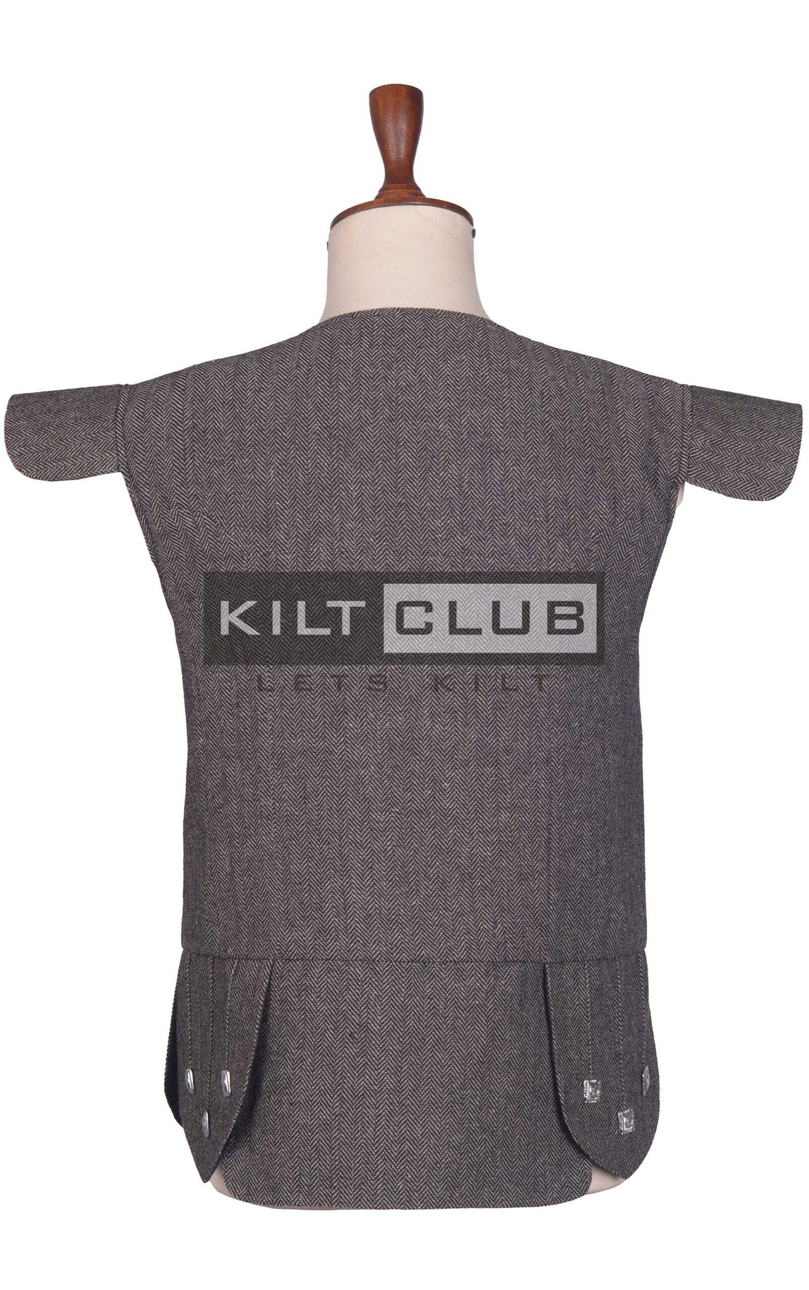 Gray Tweed Chieftain Waistcoat