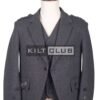 Gray Tweed Wool Argyll Jacket