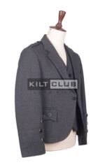 Gray Tweed Wool Argyll Jacket - Image 4