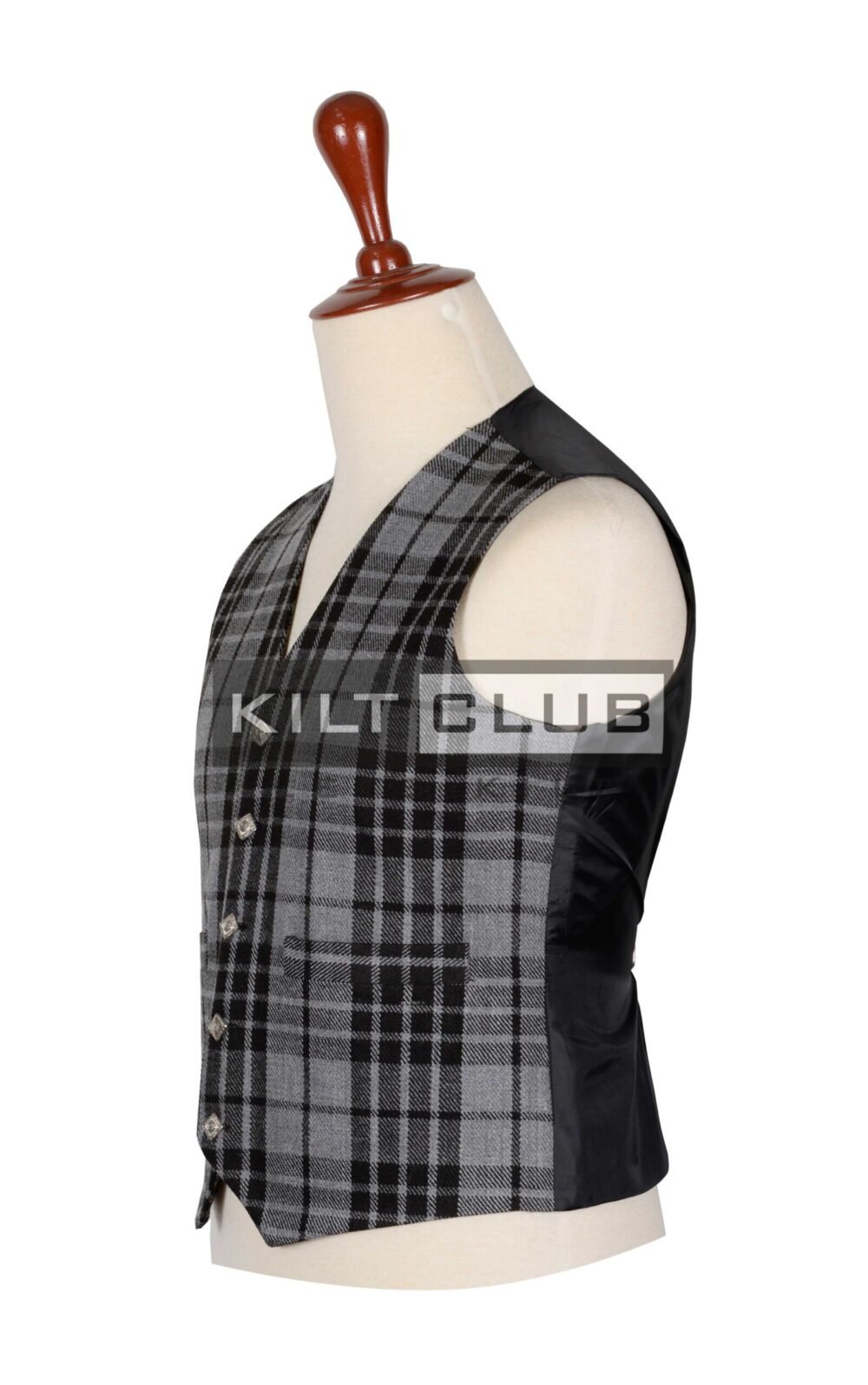 Gray Watch Tartan Waistcoat