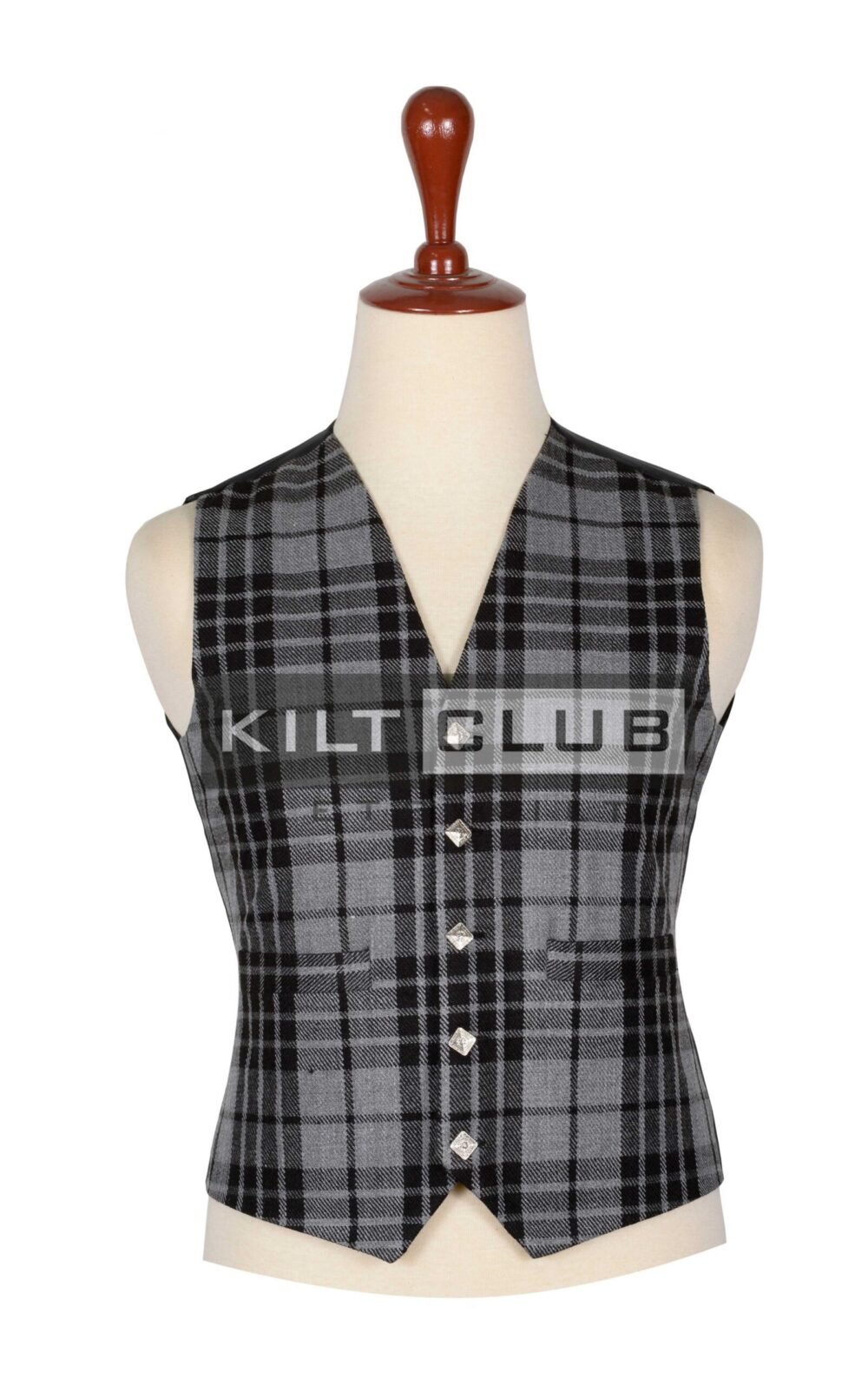 Gray Watch Tartan Waistcoat