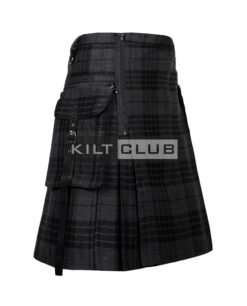 Alternative view of Gray Watch Tartan Gothic Utility Kilt
