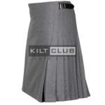 Gray Wool 8 Yard Kilt