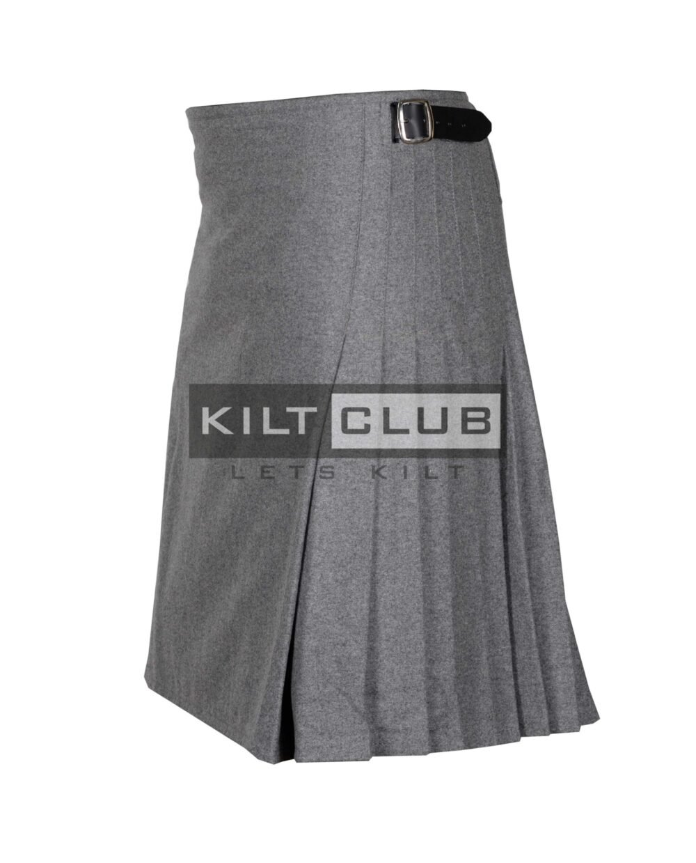 Gray Wool 8 Yard Kilt