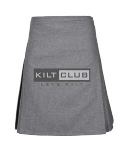 Gray Wool 8 Yard Kilt