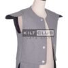 Gray Wool Scottish Chieftain Vest