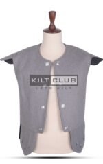 Gray Wool Scottish Chieftain Vest