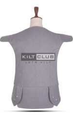 Gray Wool Scottish Chieftain Vest - Image 2