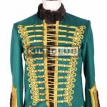 Green Gold Military Doublet Jacket