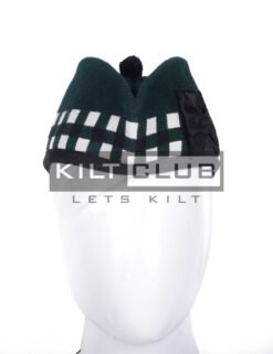 Alternative view of Green Wool - Black Green White Diced Cap