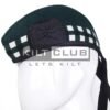 Green Wool - Black Green White Diced Cap
