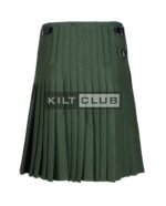 Green Wool 8 Yard Kilt - Image 4
