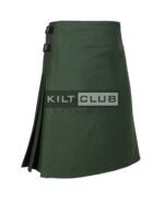 Green Wool 8 Yard Kilt - Image 2