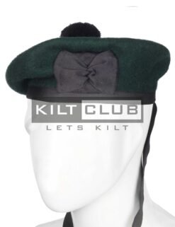 Alternative view of Green Wool Balmoral Hat