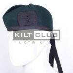 Green Wool Glengarry Cap