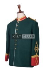 Green Wool Military Officer Coat - Image 2