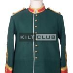 Green Wool Military Officer Coat