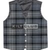Hamilton Grey Tartan Waistcoat