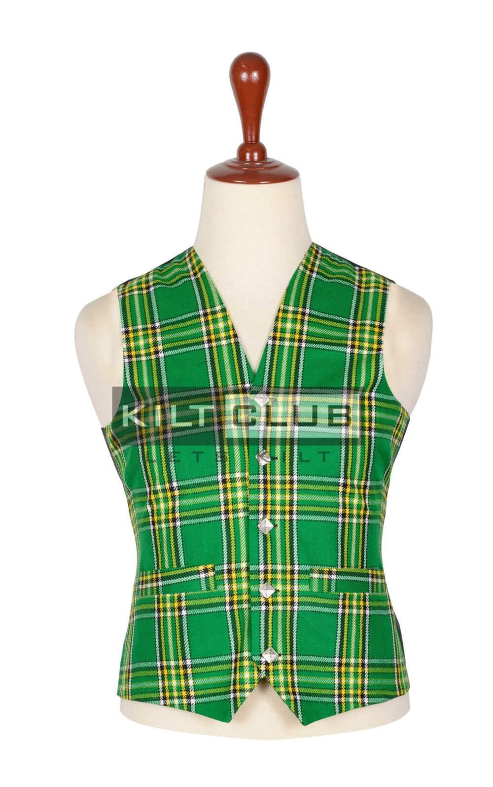 Irish National Tartan Waistcoat