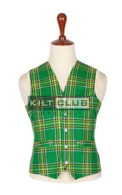 Irish National Tartan Waistcoat