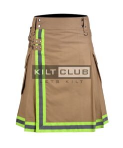 Khaki Cotton Fire Department Utility Kilt