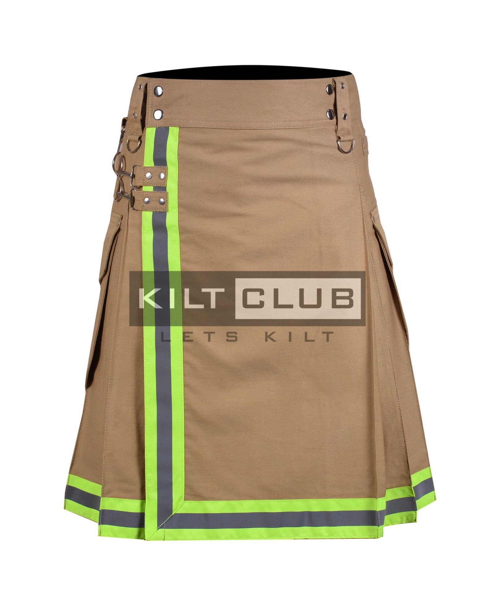 Khaki Cotton Fire Department Utility Kilt