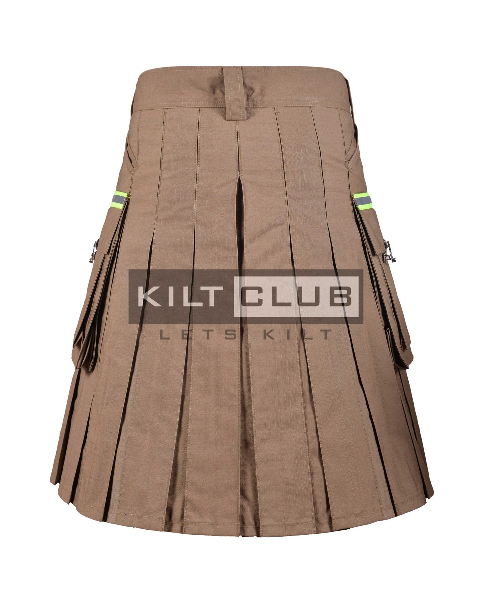 Khaki Ripstop Cotton Fire Department Utility Kilt - Image 4