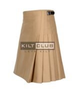 Khaki Wool 8 Yard Kilt - Image 3