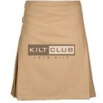 Khaki Wool 8 Yard Kilt