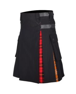 Alternative view of LGBTQ Cotton Hybrid Utility Kilt